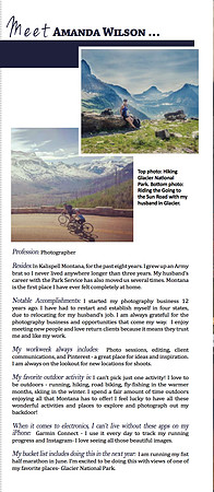 write up about me